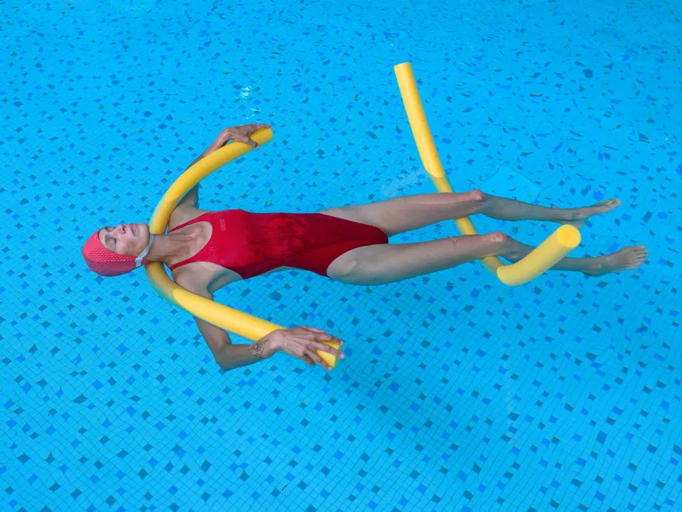 Stephanie Probst im Wasser