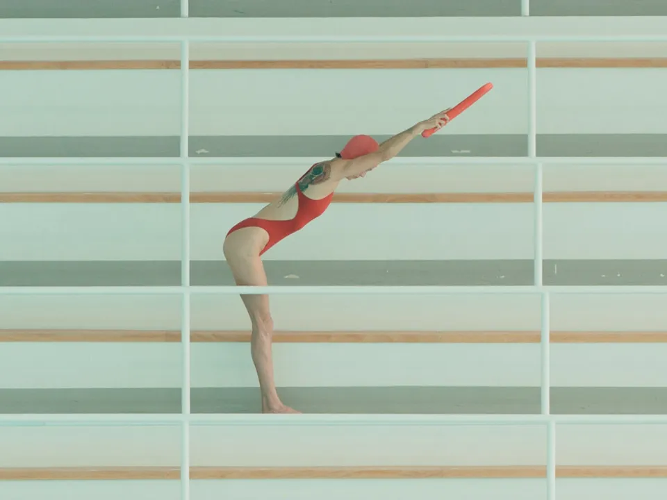 Stephanie Probst beim Schwimmen