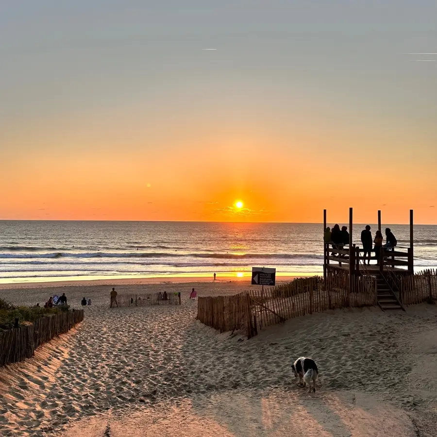 Sonnenuntergang am Atlantik